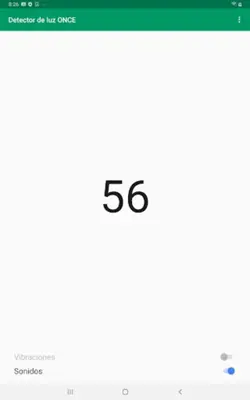 Detector de luz ONCE android App screenshot 0